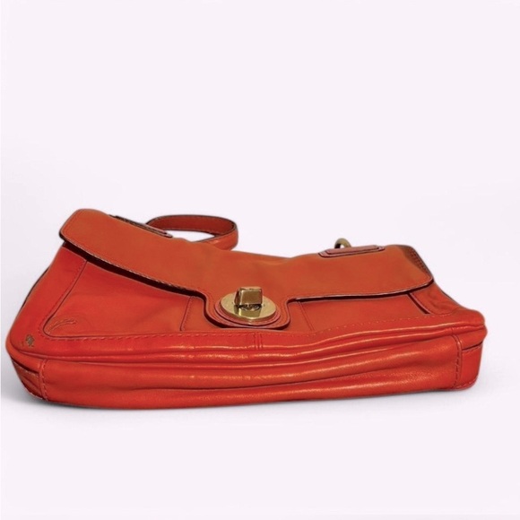 COACH PEYTON LEATHER FLAP SHOULDER BAG #14524 - Picture 2 of 9